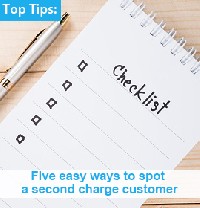 Five easy ways to spot a second charge customer